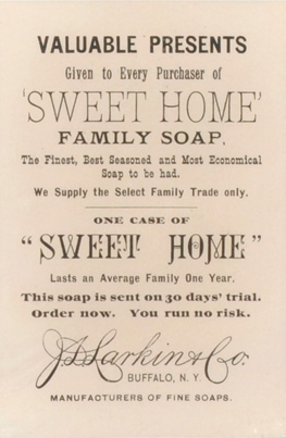 H603 JD Larkin Sweet Home Soap Presidents